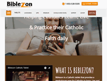 Tablet Screenshot of biblezon.com